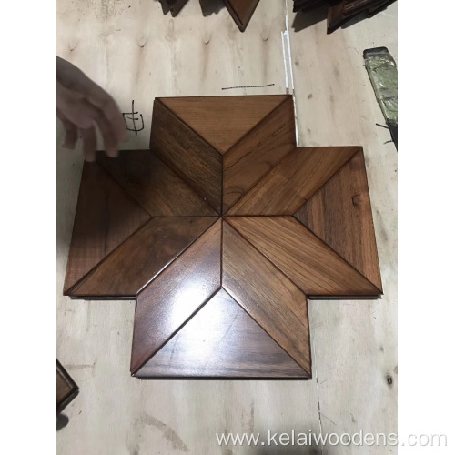 natural color solid smooth oak wood parquet flooring